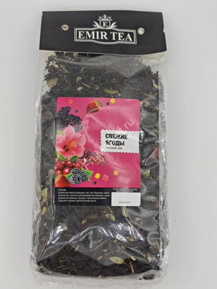 Фруктовый чай Свежие Ягоды листовой рассыпной с ягодами Emir Tea 200 г