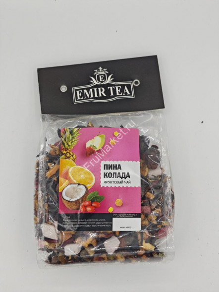 Фруктовый чай Пина Колада листовой рассыпной с ягодами и фруктами Emir Tea 200 г