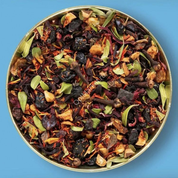 Фруктовый чай Сочный Гранат листовой рассыпной с ягодами и фруктами Emir Tea 200 г