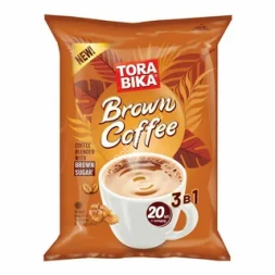 Кофе в пакетиках растворимый Tora Bika Brown Coffee 3в1 500 г