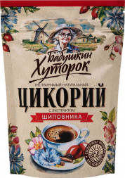 Цикорий растворимый натуральный Бабушкин Хуторок с экстрактом шиповника 100 г
