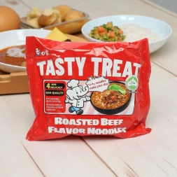Китайская лапша быстрого приготовления Tasty Treat со вкусом жареной говядины 84 г