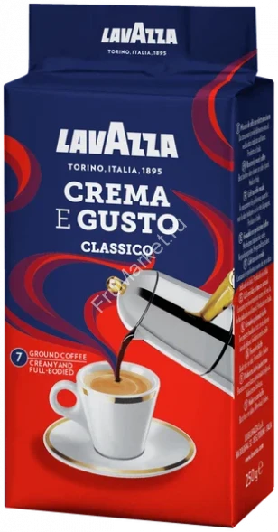 Кофе молотый Crema e Gusto Lavazza 250 г